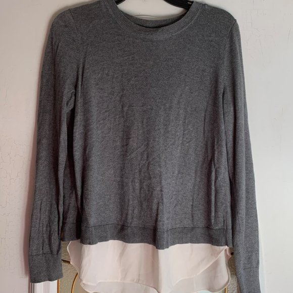 LOFT Mixed Media Sweater - Picture 2 of 6